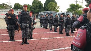 Imagem da notícia - Mais de mil itens bélicos reforçaram arsenal do Batalhão de Choque no AM