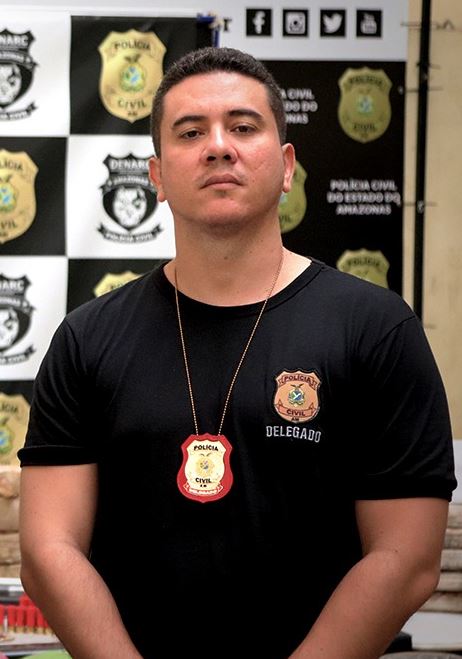 Delegado José Barradas Júnior, titular do DIP de Coari.