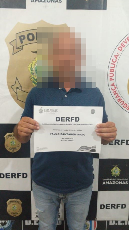 Preso: Paulo Santarém Maia por envolvimento em desvio de R$ 100 mil em matéria-prima.