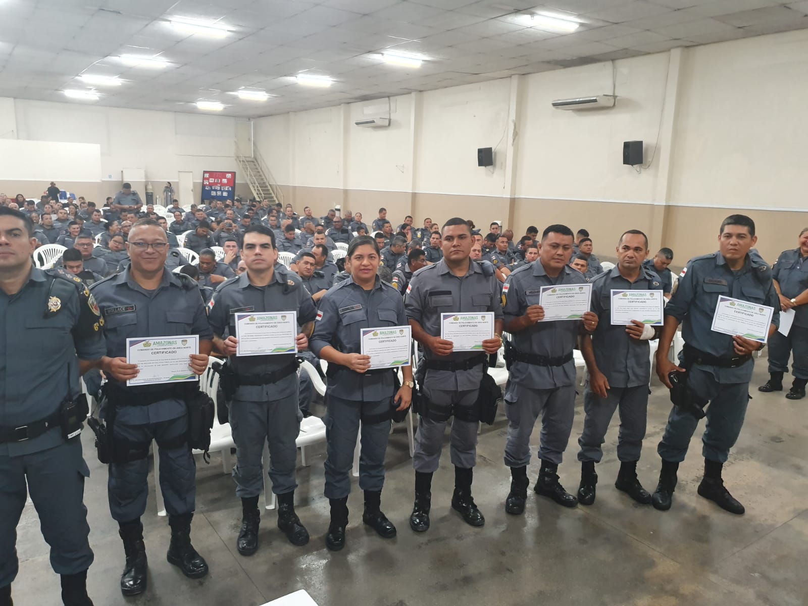 PM realiza formatura geral para prestigiar policiais de destaque de 2019.