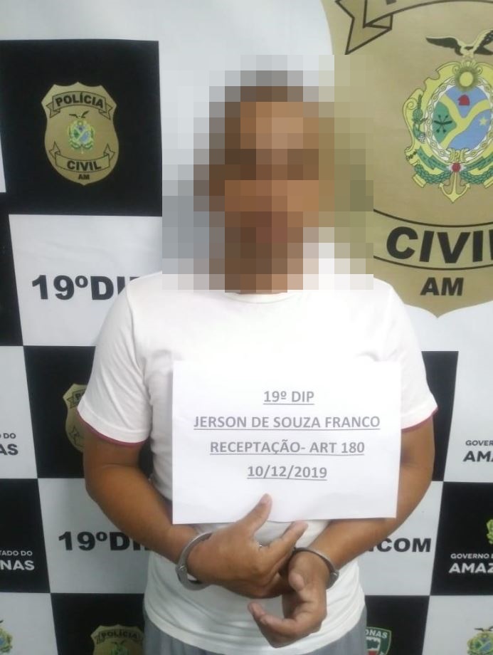 Polícia Civil prende homem denunciado por receptação, na capital.