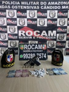 Imagem da notícia - PM apreende nove armas de fogo, prende oito suspeitos e apreende adolescentes