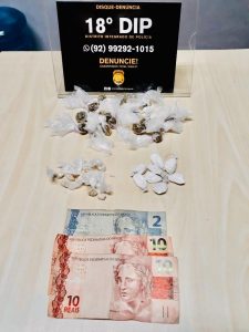 Imagem da notícia - PC prende jovem por comercializar drogas no bairro Colônia Terra Nova