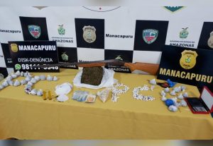 Imagem da notícia - Polícia Civil prende homem com armas e drogas em Manacapuru