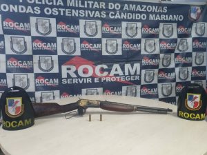 Imagem da notícia - Polícia Militar prende homem por porte ilegal de arma de fogo
