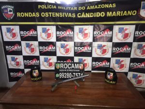 Imagem da notícia - PM detém homem em posse de arma de fabricação caseira em Itacoatiara