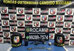 Imagem da notícia - Rocam apreende arma de fogo e munições na zona leste