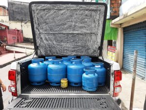 Imagem da notícia - Operação apreende 15 botijas de gás comercializadas ilegalmente