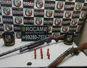 Imagem da notícia - PM prende 36 pessoas e apreende 18 armas de fogo, em Manaus