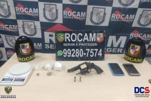 Imagem da notícia - Rocam detém três homens por porte ilegal de arma de fogo