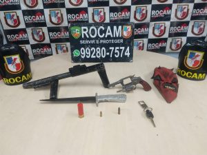 Imagem da notícia - Polícia Militar, por meio da Rocam, detém dois suspeitos de roubo na zona norte