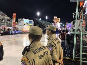 Imagem da notícia - Corpo de Bombeiros registra cinco ocorrências durante desfiles do  Grupo Especial no Sambódromo