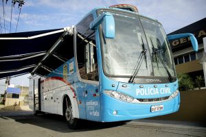 Imagem da notícia - Delegacia Móvel está posicionada em frente da Delegacia Geral à disposição do público durante período carnavalesco