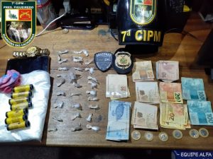 Imagem da notícia - Polícia Militar detém casal com drogas em Presidente Figueiredo
