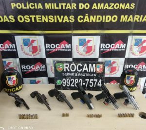 Imagem da notícia - PM detém dois infratores por porte ilegal de arma de fogo em Manaus
