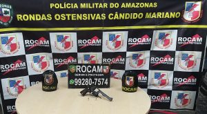 Imagem da notícia - Rocam detém homem com arma e munições na zona norte de Manaus