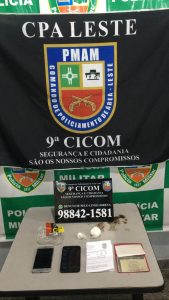 Imagem da notícia - Policiais militares da 9ª Cicom detêm dois suspeitos de tráfico de drogas
