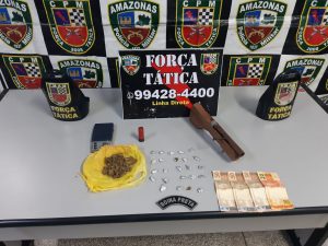 Imagem da notícia - Força Tática prende suspeitos de tráfico e porte ilegal na Redenção