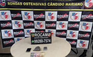 Imagem da notícia - Policiais militares da Rocam detêm suspeito de tráfico na zona centro-oeste