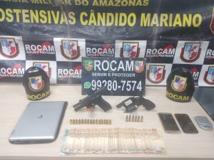 Imagem da notícia - Rocam detém quarteto com armas e dinheiro no Monte das Oliveiras