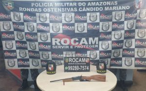Imagem da notícia - Rocam detém homem que fazia disparos com arma de fogo na zona leste