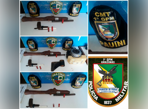 Imagem da notícia - Em Pauini, PM detém homem por agressão à própria mãe e porte ilegal