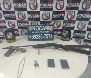 Imagem da notícia - Rocam apreende adolescente com arma de fogo e munição na zona oeste