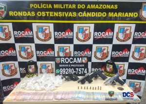 Imagem da notícia - Policiais militares da Rocam detêm homem na zona oeste