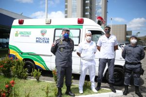 Imagem da notícia - Policlínica da PM recebe da SSP uma ambulância para atendimento aos policiais