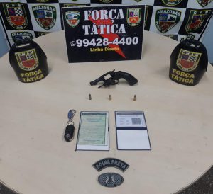 Imagem da notícia - Força Tática detém suspeito com arma de fogo na zona leste