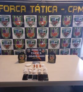 Imagem da notícia - PM apreende quatro adolescentes e prende 13 pessoas em Manaus