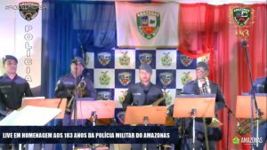 Imagem da notícia - Polícia Militar do Amazonas comemora online aniversário de 183 anos