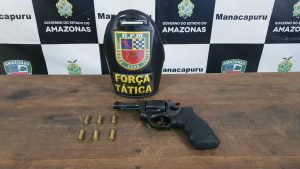 Imagem da notícia - PM detém suspeito em posse de arma de fogo em Manacapuru