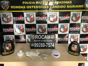 Imagem da notícia - Polícia Militar, por meio da Rocam, detém suspeito de tráfico de drogas