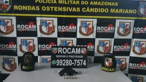 Imagem da notícia - Rocam detêm suspeito com arma de fogo na zona sul