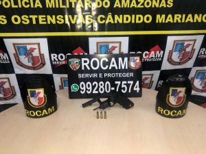 Imagem da notícia - Rocam detêm homem com arma de fogo no bairro Tancredo Neves