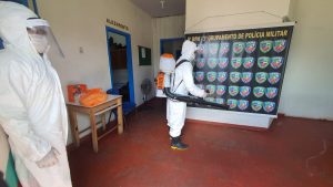 Imagem da notícia - Policiais militares do 3° GPM recebem EPIs para proteção contra o novo coronavírus