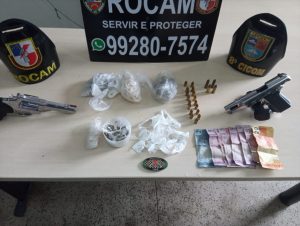 Imagem da notícia - Dupla é presa por tráfico de drogas no bairro Compensa