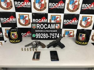 Imagem da notícia - PM prende 21 pessoas e apreende 11 armas, drogas e dinheiro em Manaus