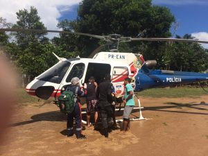 Imagem da notícia - Helicóptero da SSP-AM faz resgate aeromédico de homem que sofreu politraumatismos