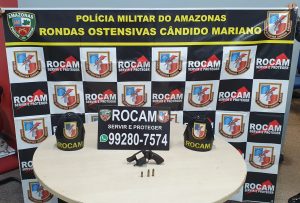 Imagem da notícia - Rocam detêm homem com revólver no bairro Jorge Teixeira