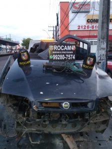 Imagem da notícia - Rocam detêm dois homens em desmanche de veículos na zona leste