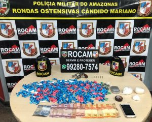 Imagem da notícia - Policiais militares da Rocam detêm homem em posse de arma de fogo