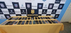 Imagem da notícia - Polícia de Manacapuru recupera 32 celulares roubados ou furtados no município