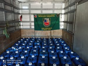 Imagem da notícia - PM detém dupla por transporte de produtos químicos sem autorização  