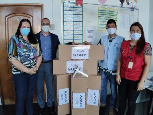 Imagem da notícia - Seap recebe doação de equipamentos de proteção da multinacional Sony