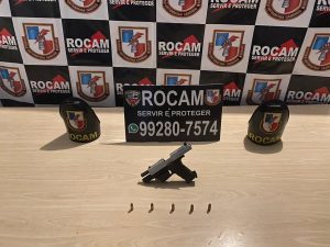 Imagem da notícia - Policiais militares da Rocam detém homem com arma de fogo em via pública do Alfredo Nascimento
