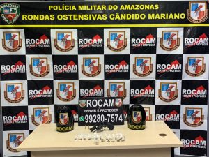 Imagem da notícia - Policiais militares da Rocam detêm jovem com drogas e arma de fogo na Compensa