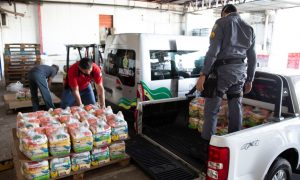 Imagem da notícia - PM arrecada mais de 700 cestas básicas para doação a famílias carentes