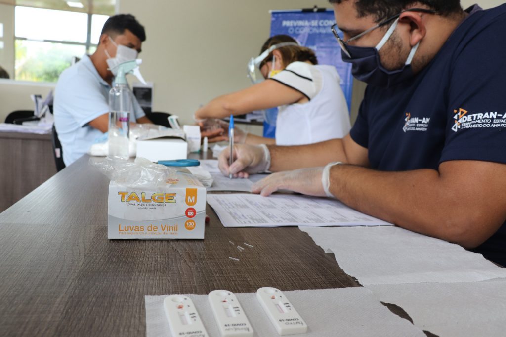 Os exames foram agendados com intervalos maiores para dar tempo para higienização. Fotos: Divulgação/Detran-AM